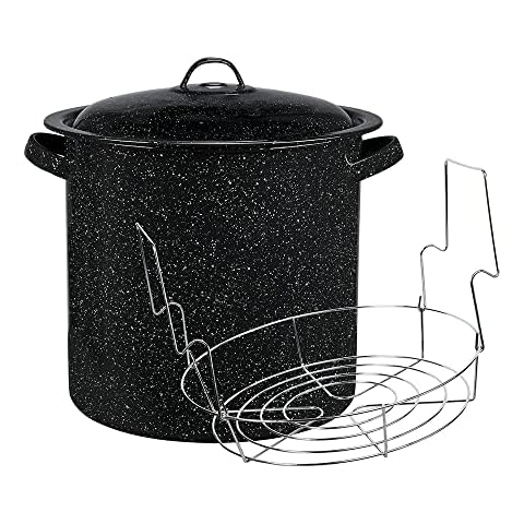 Granite Ware Enamel on Steel 15.5-Quart Canner Kit (3 pc) Cover