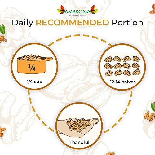 Image of Ambrosia Premium Walnuts with Shell 500g | Chile New Crop Walnuts | Handcrack fresh akhrot