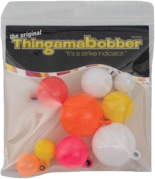 1409 Strike Indicator - Fishing Float - Black, Orange, Pink, White, Yellow - 1.25 Inch Diameter - 0.5 Inch Length