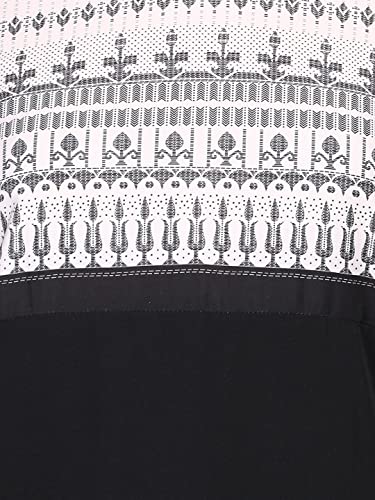 Image of Vaamsi Women's Crepe Straight Kurta (VPK1690E L Black)