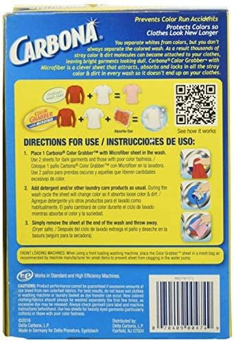 Carbona Color Grabber Disposable Microfiber Cloths-30ct