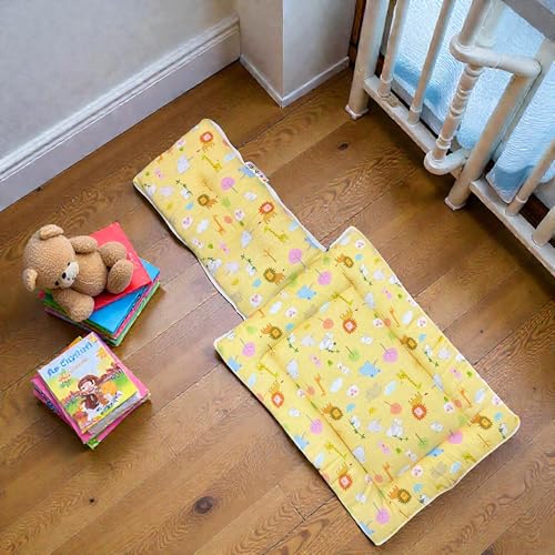Image of NEW COMERS 3 in 1 Carry Nest Portable Cushion Bed with Waffle Texture Soft 100% Pure Muslin Padding Lightweight Travel Friendly Multi-Use Carry Wrap with Secure Support Design (Waffle Nest 03)