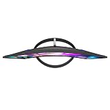 Sceptre Monitor LED curvo para juegos 21:9 de 30 pulgadas, 2560 x 1080p, ultraancho, ultra delgado, HDMI, DisplayPort hasta 85Hz, MPRT, 1 ms, FPS-RTS, altavoces integrados, azul máquina (C305W-2560UN)