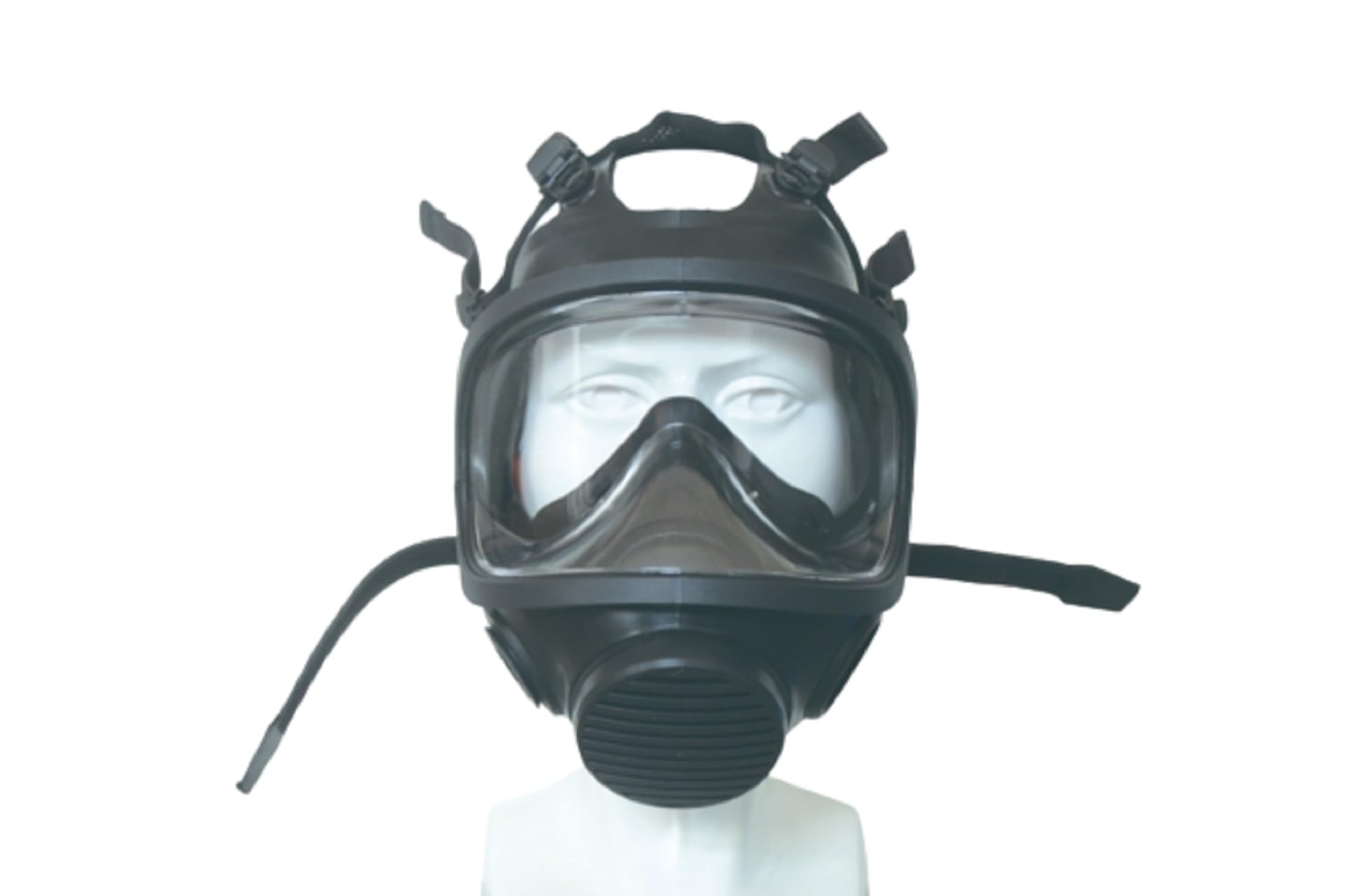 GEDIZ Máscara de gas respiratoria de protección respiratoria con gafas de seguridad para radiación nuclear, contaminación biológica y química y antiterrorismo