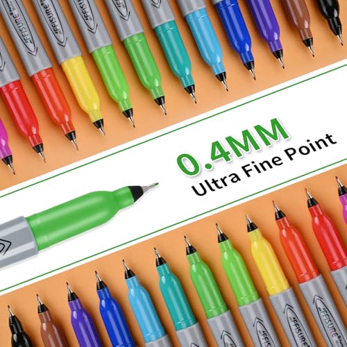 Image of Permanent Markers, Ultra Fine Point Markers Set,12 Assorted Colors Work on Wood, Plastic, Paper, Metal, Stone, Glass for the Artist、Kids、Adult, 12 Count