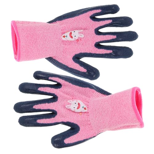 Veemoon Gardening Gloves Boys and Girls Waterproof Non-Slip Full Fingers Elastic for Boys and Girls Outdoor Work Easy Maintenance