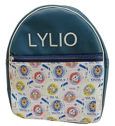 Borda y más Zaino o zainetto per bambini PERSONALIZZATO con il NOME RICAMATO. vari modelli disponibili (La pattuglia dei cani)