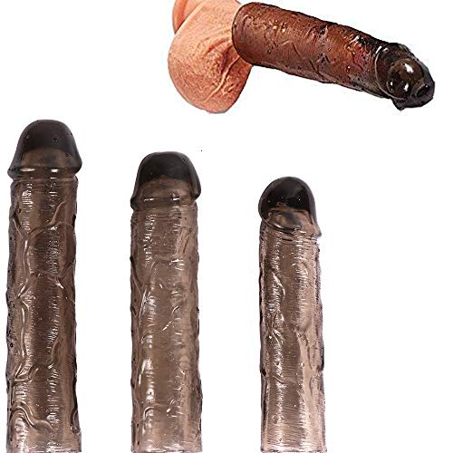 Condón de manga de silicona de manga suave de 3ps