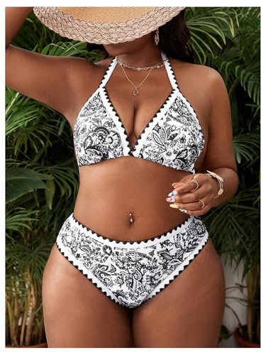 Bikini grande taille imprimé floral pour rayonner sur la plage cet été - 3