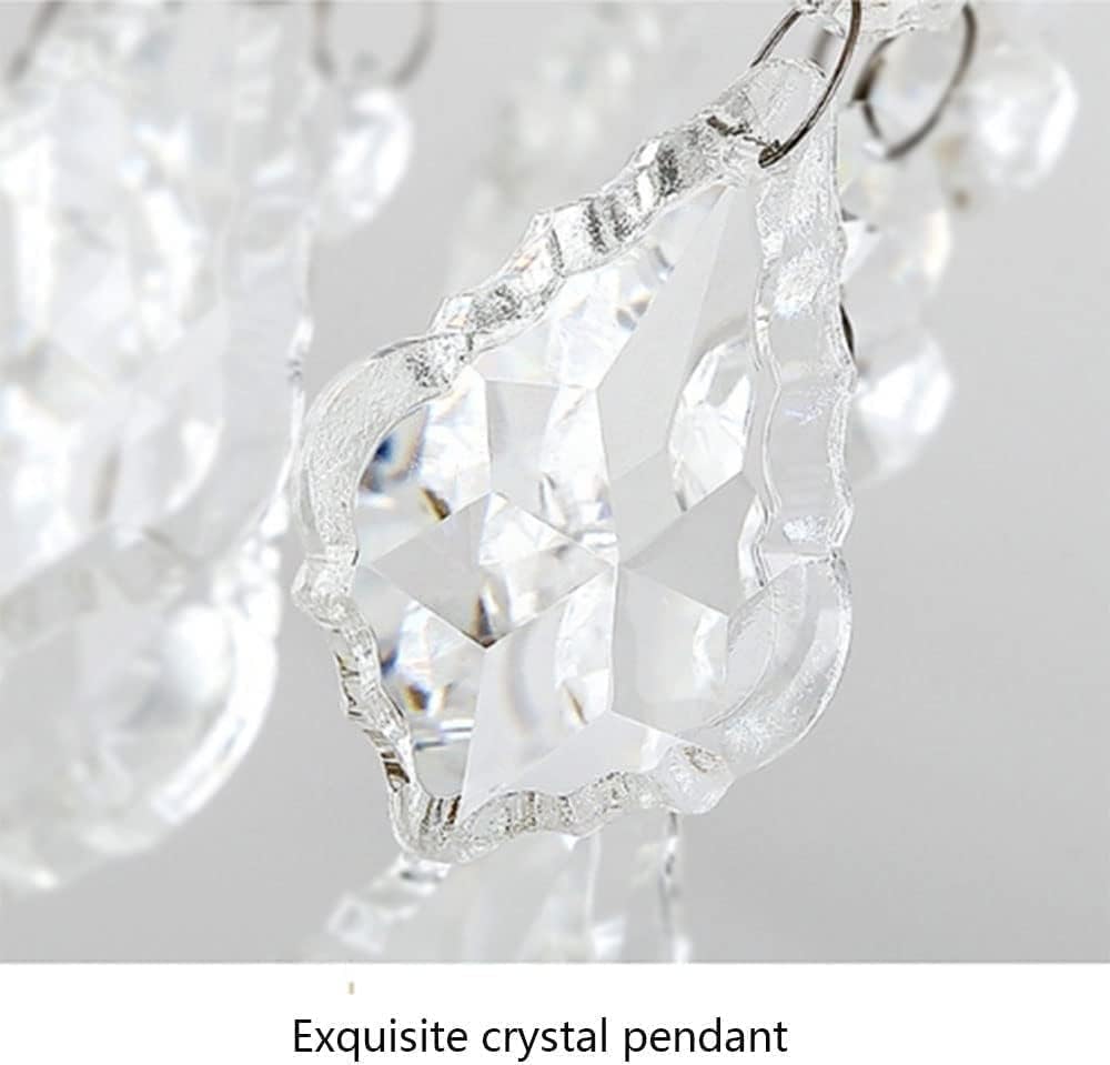 Plafonnier en Cristal Moderne luminaire Semi-encastré Lustre plafonnier Moderne Cristal E14 Douille plafonnier pour Couloir Cuisine îlot Salle à Manger Chambre Bar