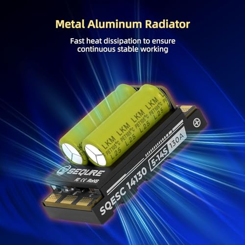 ESC 130A RC bidireccional 5-14S ESCape32 para coches crawler y helicópteros 3