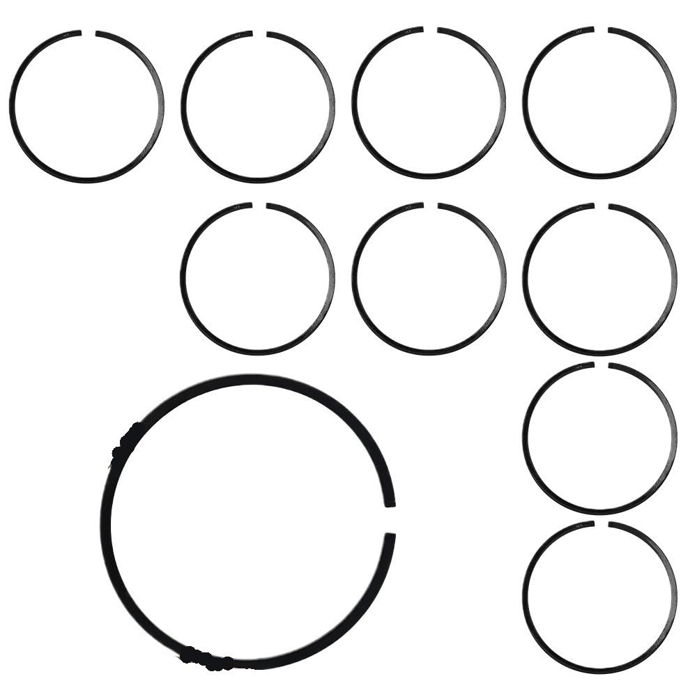 Segment piston 40mm x 1,2mm pour tronçonneuse MS211 et MS230 | Lot de 10 pièces de rechange