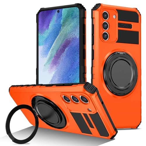 Coque S21 FE 5G aimantée avec anneau support pour visionnage vidéo
