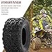 FORERUNNER 22x11-10 Sport ATV Tires All Terrain 22x11x10 6 Ply Tubeless Tires （Pack of 2）