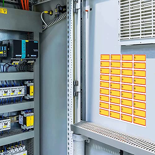 Yellow Circuit Breaker Box Labels Weatherproof Fuse Box Stickers 0.5 X 1.5 Inch Plugs And Lights Circuit Breaker Directory Fuse Panel Marker Sign For Home Office Electrical Panels 144 Pcs #TOP4