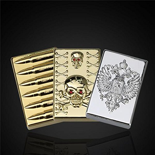 YGS Metal Electronic USB Rechargeable Cigarette Lighter - One Lighter with Random Color and Design