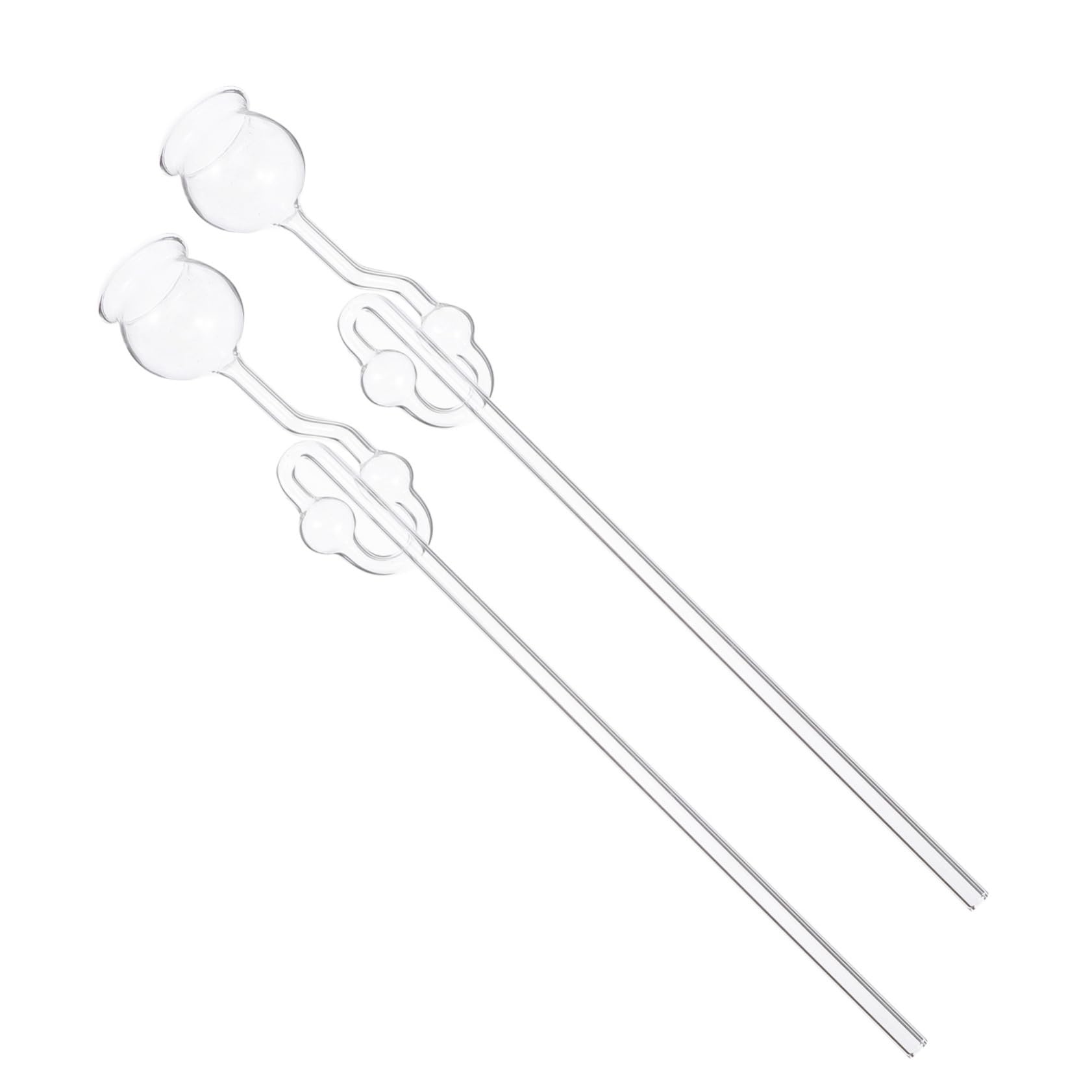 HAWILLOSCH 2pcs Chemical Experiment Equipment Funnel Spring Siphon Clamp School Supplies School+Supplies Science Experiment Equipment Glass