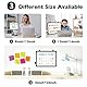 DumanAsen Whiteboard, trocken abwischbar, magnetisch, trocken abwischbar, Whiteboard für Wand, tragbares Whiteboard mit Aluminiumrahmen für Büro, Zuhause, Küche, Schule (20 cm x 30 cm)