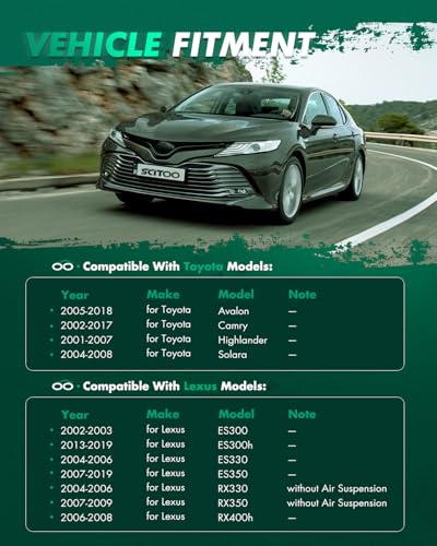 SCITOO 2pcs Suspension Kit Front Lower Control Arm Assembly Fit for Toyota Avalon Camry for Highlander Solara for Lexus ES300 ES300H ES330 ES350 RX330 RX350 RX400h K620333 K620334 - Image 3