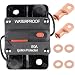 STETION 80 Amp Circuit Breaker Trolling with Manual Reset Car Marine Trolling Motors Boat ATV Manual Power Protect for Audio System Fuse 12V-48VDC Waterproof (80Amp)