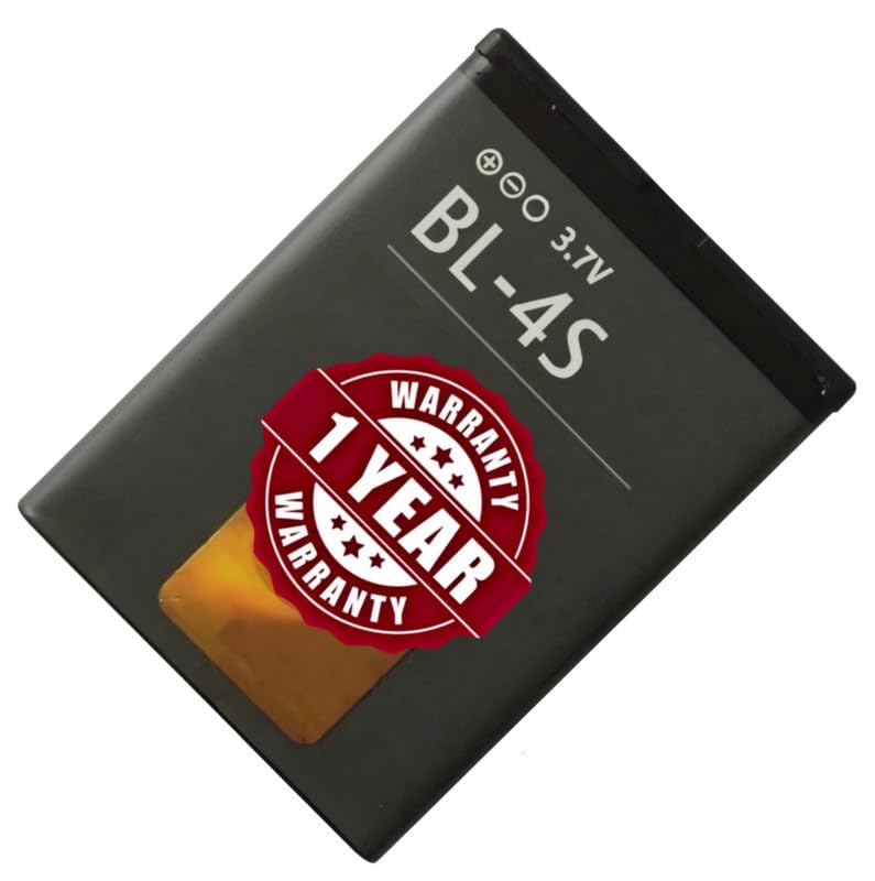 Image of Original BL-4S Battery Compatible with Nokia 2680 Slide | 3600 Slide | 3710 Fold | 6208C | 7020 | 7100 Supernova | 7610 Supernova | X3-02 - (860mAh) - 1 Year Warranty CD6