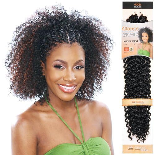 ModelModel Synthetic Hair Crochet Braids Glance Water Wave (4-PACK, 2)