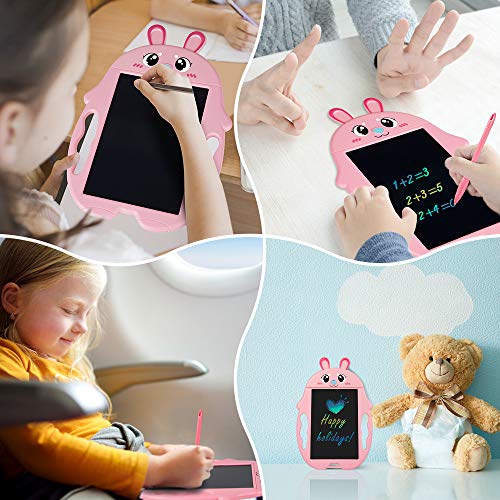JARVANIA LCD Writing Tablet, Color LCD Writing Tablet for Kids, Toys for Girls and Boys, Gifts for Girls and Boys, LCD Drawing Board for Kids (Pink)