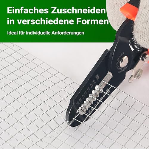 Wiltec Volierendraht 1 x 5 m, Hasendraht mit 6,3 mm Maschenweite viereckig, Kaninchendraht Stahl verzinkt, wetterfester Hühnerdraht für Gehege