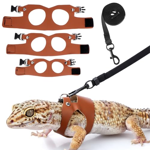 3-Size PU Leather Harness Set