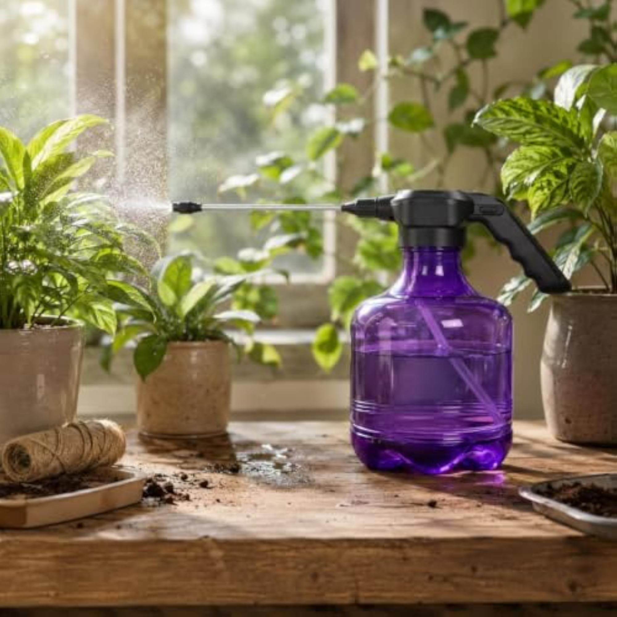 Electric Spray Bottle with Single-Button Operation, 3L