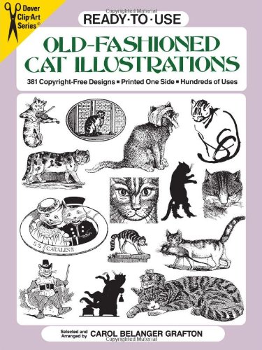 Ready-to-Use Old-Fashioned Cat Illustrations (Dover Clip Art Ready-to-Use)