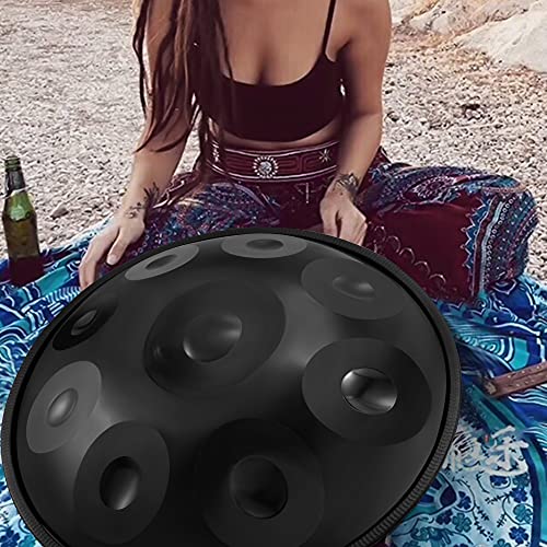 Handtrommel met 9 noten, SEAAN professionele handpan drum handmade, 22 inch 9-tint, gemakkelijk te dragen trommelpakket… - Image 7
