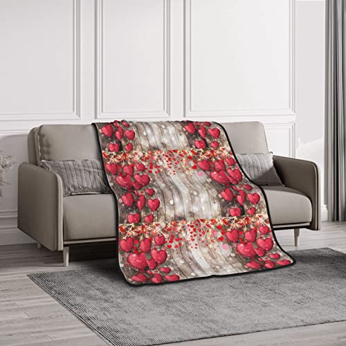 Couverture polaire grand format plaid flanelle lit canapé microfibre rouge