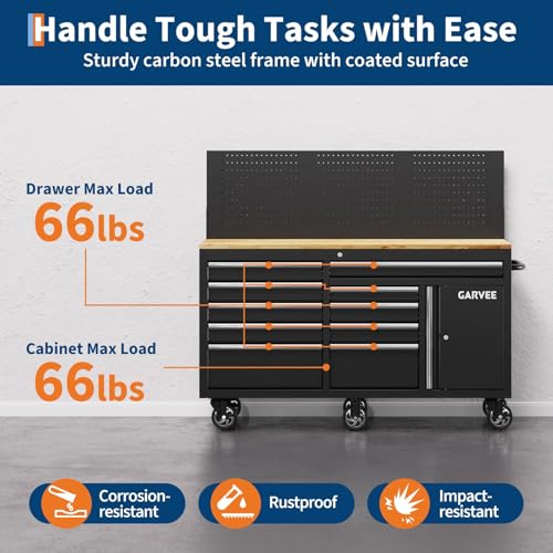 Garvee 60-in 10-Drawer Tool Chest