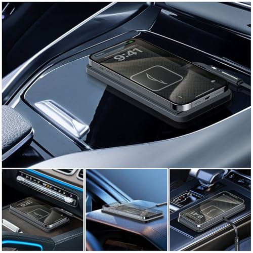 Cargador inalámbrico coche Mini Cooper Clubman con puerto USB y Type-C 4