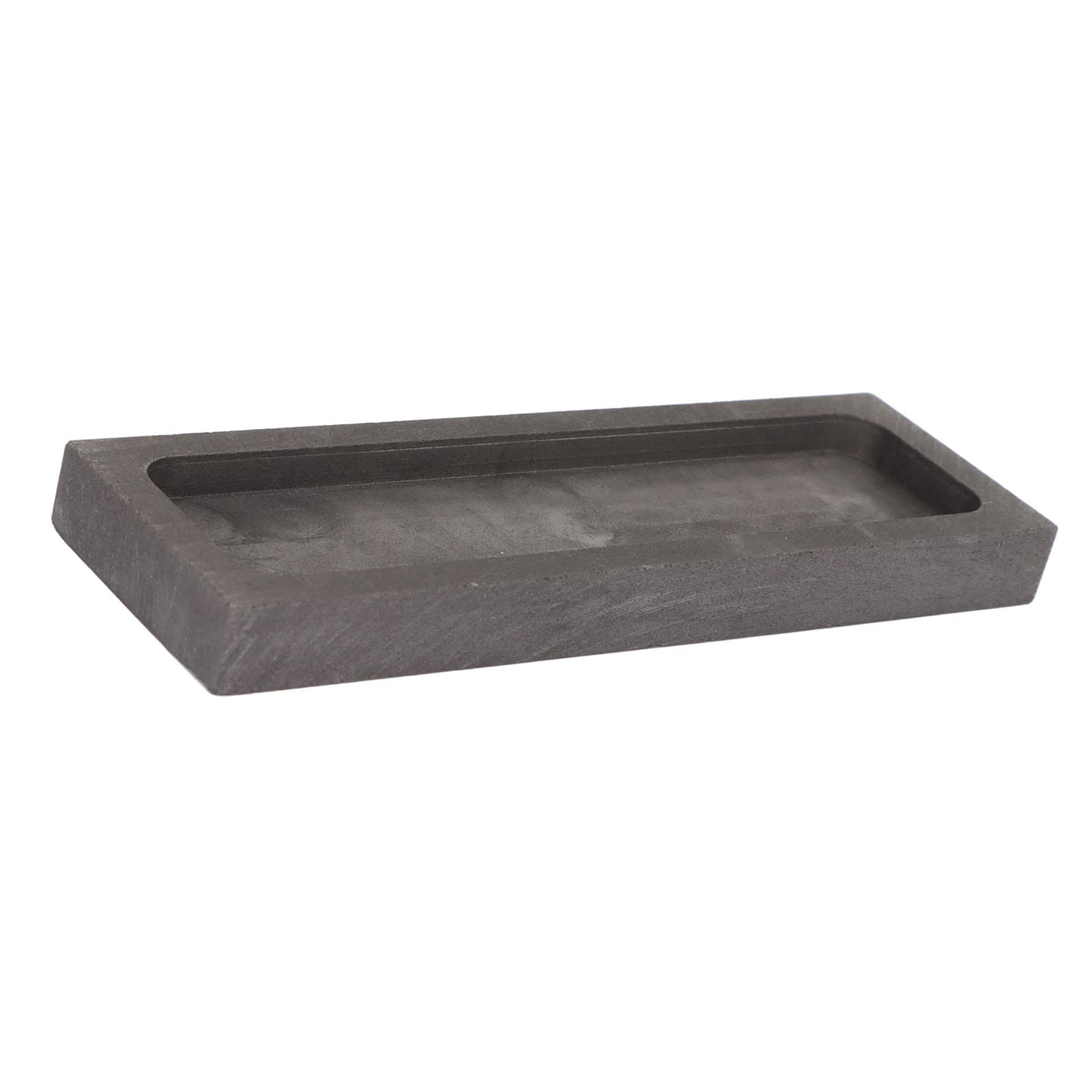 Molde para Lingotes de Grafito Dorado y Plateado, Molde para Lingotes de Grafito Rectangular con Alta Estabilidad TéRmica, para FundicióN, FundicióN, RefinacióN, Reciclaje