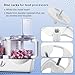 7051-145 Food Processor Disc Holder for Braun Disc holder, insert carrier fits Braun models K600 K650 K700 K750 FP3010 FP3020 FX3030WH food Processor Parts & Accessories Easy to Use & Long