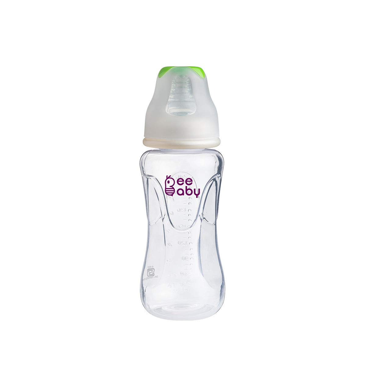 BEEBABYComfort Polypropylene Standard Neck Baby Feeding Bottle 240ml/8oz. (Green, 240 ml)