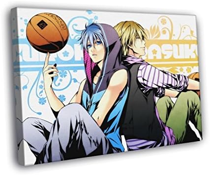 H3V6072 Kuroko no Basuke Kise Ryouta Kuroko Tetsuya Kuroko's Basketball Anime Manga Art 30x20 FRAMED CANVAS PRINT