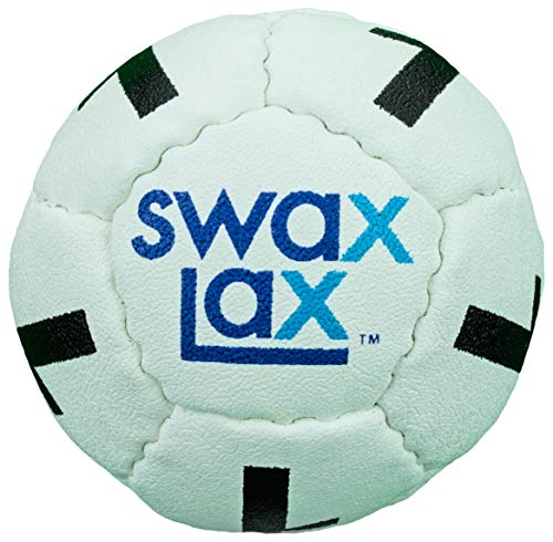 Swax Lax Numbered Lacrosse Training Balls For Goalie Practice, Set Of 3 White Balls #TOP4