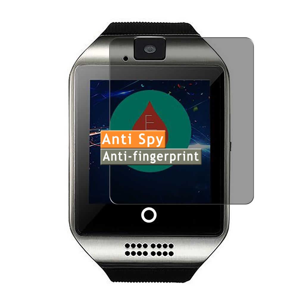 Vaxson Privacy Screen Protector, compatible with Ezone/Bugear/Mahipey/Fswatch/Amokeoo/Qiufeng/CNPGD/Mgaolo Q18 1.54", Anti Spy Guard Film Protectors Sticker [NOT Tempered Glass] New