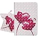 Produktbild iPad 4 / 3 / 2 Hülle, Premium 3D Glänzend Gemaltes Muster PU Leder Flip Brieftasche Cover Schlank Ständer mit Auto Schlaf / Wach Funktion Schutzhülle für Apple iPad 2 / 3 / 4, 3D Rot Rose