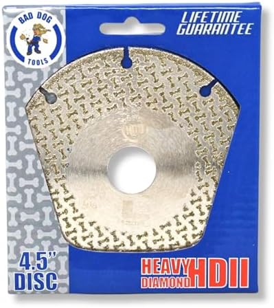 Bad Dog Tools 4.5" Endless HDII Multipurpose Cut/Grind Diamond Wheel