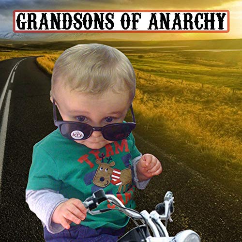 The Original KD's Biker Shades By PCSUN Matte Black Frames Gold Mirror Lenses. As Seen On Grandsons of Anarchy2