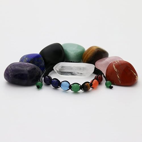 Miniatura 2 de Nvzi Piedras de chakra, juego de cristales de chakra, cristales curativos, cosas espirituales, Cuarzos de energía y piedras curativas, cristales