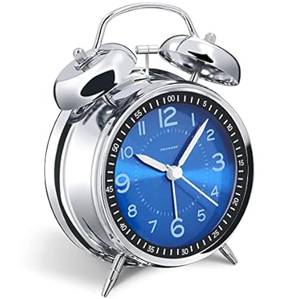 Peakeep Loud Alarm Clock for Heavy Sleepers Adults, Metal 4 . 5 Inches Twin Bell Battery Operated photo Peakeep Loud Alarm Clock for Heavy Sleepers Adults, Metal 4 . 5 Inches Twin Bell Battery Operated