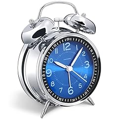 Peakeep Loud Alarm Clock for Heavy Sleepers Adults, Metal 4 Inches Twin Bell Battery Operated Alarm photo Peakeep Loud Alarm Clock for Heavy Sleepers Adults, Metal 4 Inches Twin Bell Battery Operated Alarm