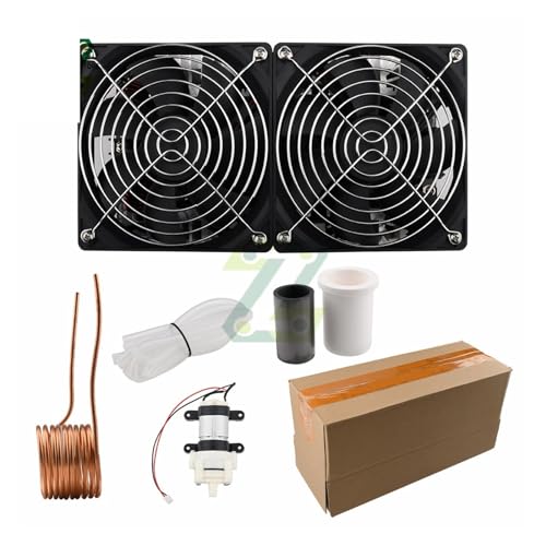 Calentador de Inducción, Calentador de inducción ZVS de 2500W, DC12-48V, placa PCB, máquina de calentamiento por inducción con bobina, ventilador Dual, kit con fuente de alimentación