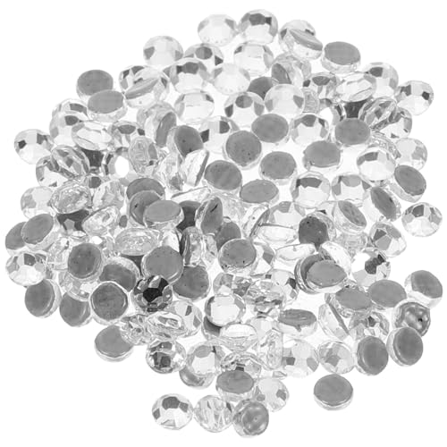 DECHOUS 1440 Stück Heißschmelz Strasssteine Flach 16mm aus Glas für Bastelarbeiten Schmuck Selbstgemacht Kleidung Schuhe Taschen