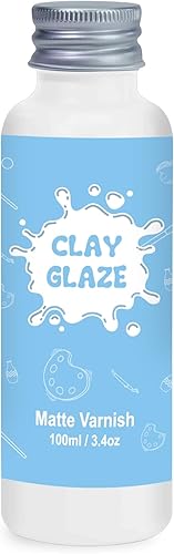 Esmalte de arcilla seca al aire de 3.4 fl oz, el barniz de arcilla seca al aire no solo se puede utilizar para evitar grietas de arcilla, arañazos y